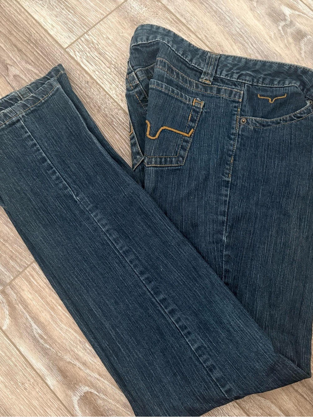 Kimes Ranch Dark Indigo Straight-Leg Women's Jeans 8/34